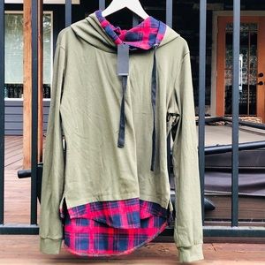 Womens’ DJT LONG hooded shirt NWT